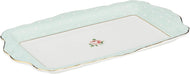 Royal Albert Bone China Polka Rose Sandwich Tray, 11.5