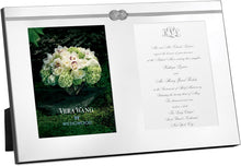  Wedgwood Vera Wang Infinity 5&quot;x7&quot; Double Invitation Frame טען תמונה לגלריה
