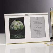  Wedgwood Vera Wang Infinity 5&quot;x7&quot; Double Invitation Frame טען תמונה לגלריה
