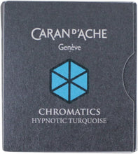  Caran d&#39;Ache Ink Cartridges - Hypno Turquoise (Pack of 6) טען תמונה לגלריה
