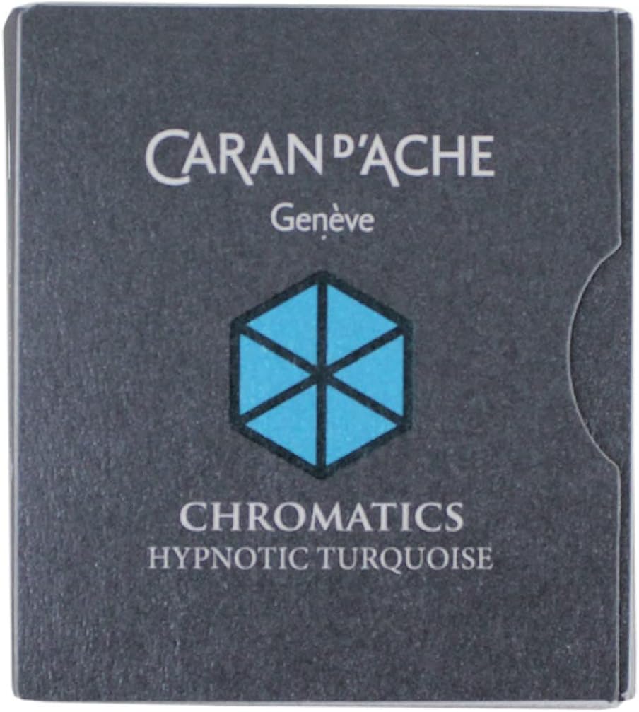 Caran d'Ache Ink Cartridges - Hypno Turquoise (Pack of 6)