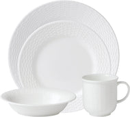 Wedgwood Nantucket Basket 4-Piece Place Setting - White