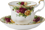 Royal Albert Old Country Roses Teacup & Saucer Set, 6.5 oz, Multi