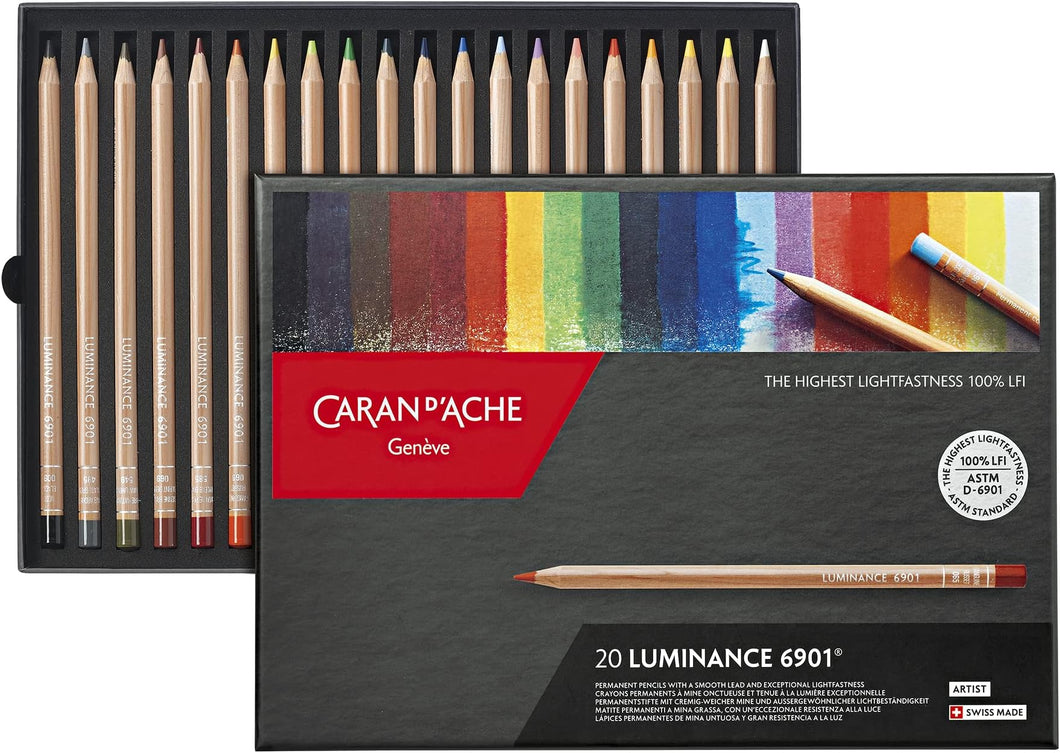 Caran D'ache Luminance Colored Pencil Set of 20