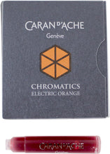  Caran d&#39;Ache Ink Cartridges - Electric Orange (Pack of 6) טען תמונה לגלריה
