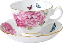  Royal Albert Miranda Kerr Friendship Teacup &amp; Saucer, 2 Piece Set, Multi טען תמונה לגלריה
