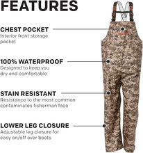  Grundens Men’s Neptune Commercial Fishing Bib Pants | Waterproof, Adjustable, Camo טען תמונה לגלריה
